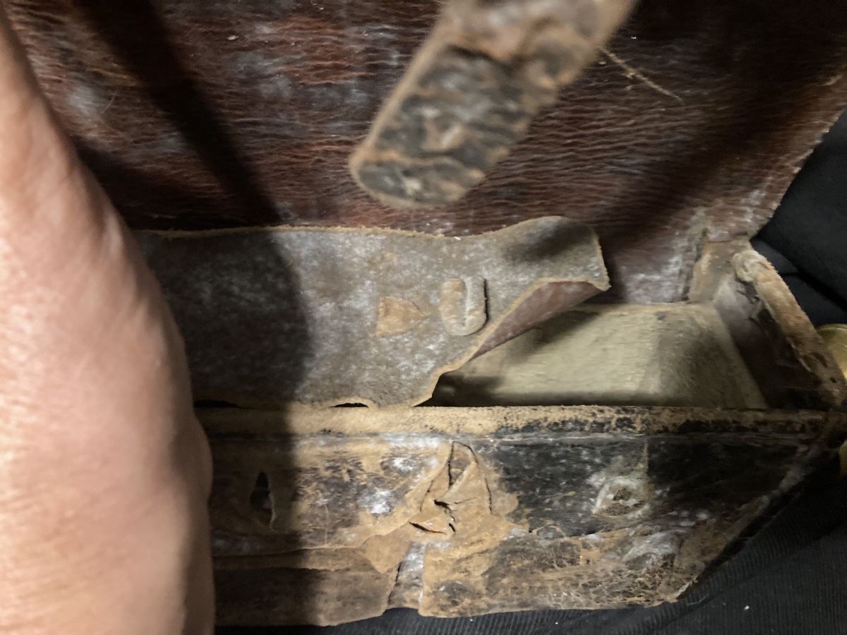 Infantry Knapsack With Imperial Guard-style Shoulder Strap, Featuring Embroidered Edges Reading “jeune Garde” -photo-8