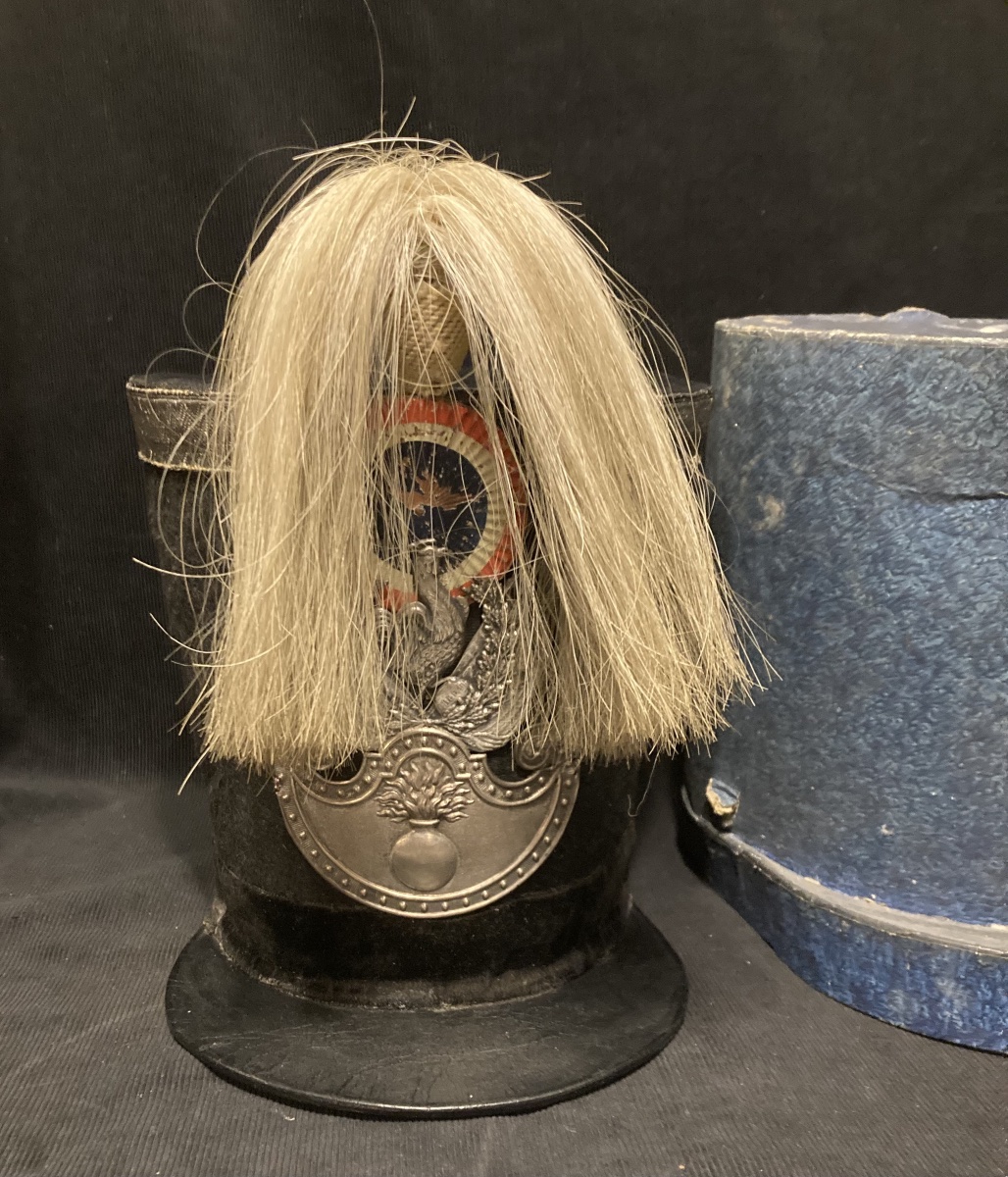 Shako Belonging To Officer Germain Mejean, A Grenadier In A Grenadier Company Of The Aveyron Guard 