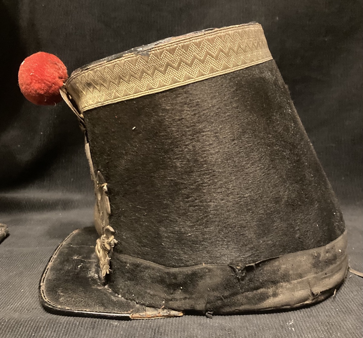 National Guard Officer's Shako. Model 1848. 19th Century. France.-photo-3