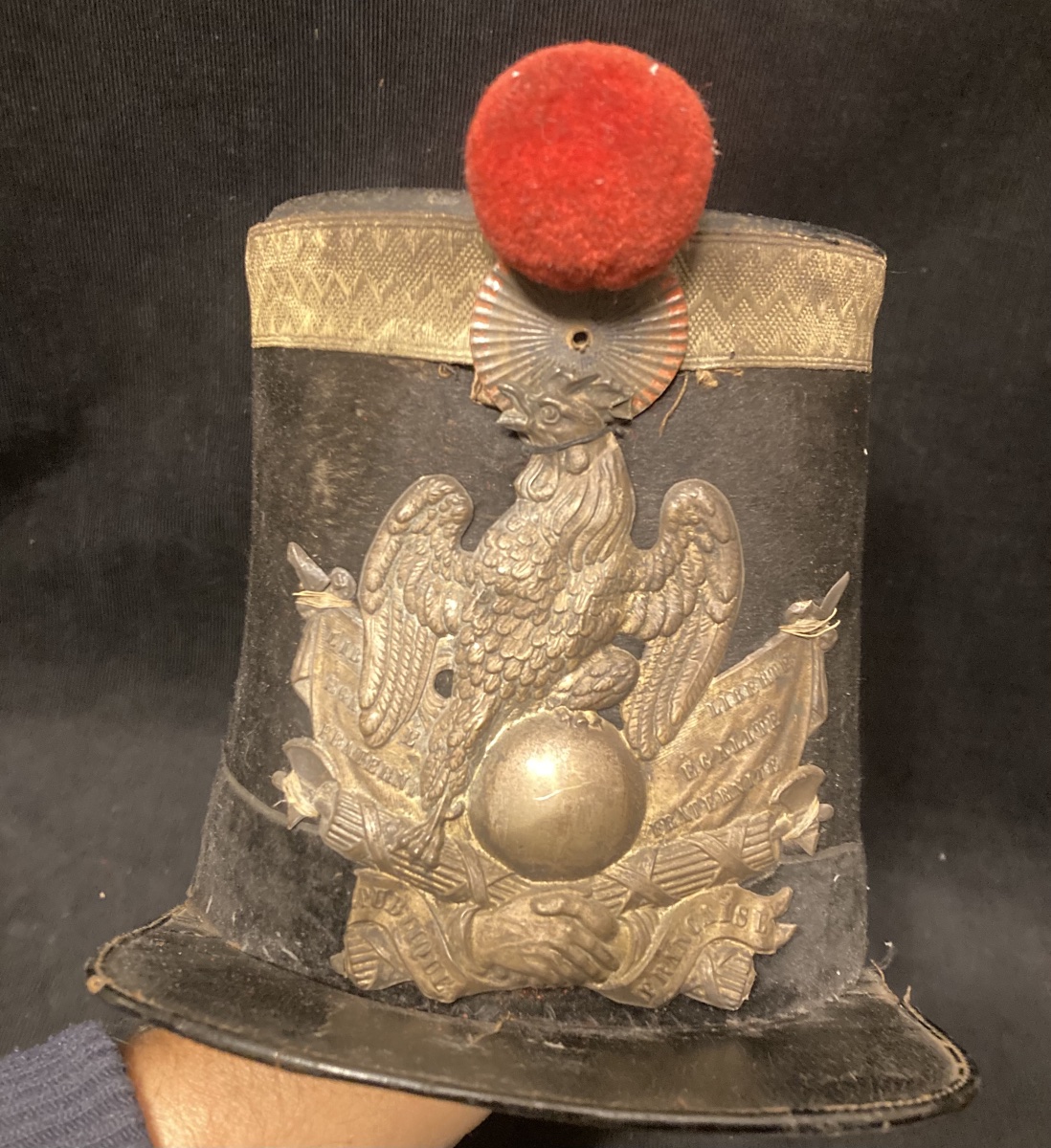 National Guard Officer's Shako. Model 1848. 19th Century. France.