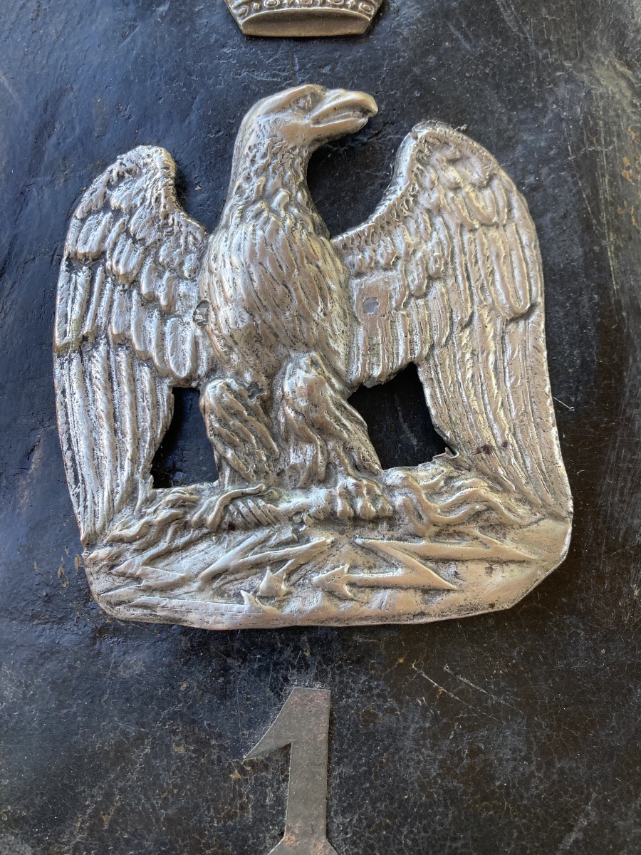 Palette de Sabretache du 1er Régiment de Hussard. Premier Empire.-photo-4