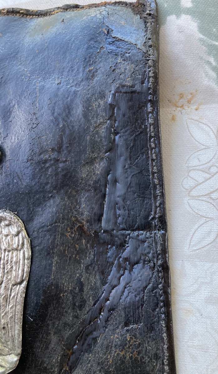 Palette de Sabretache du 1er Régiment de Hussard. Premier Empire.-photo-2