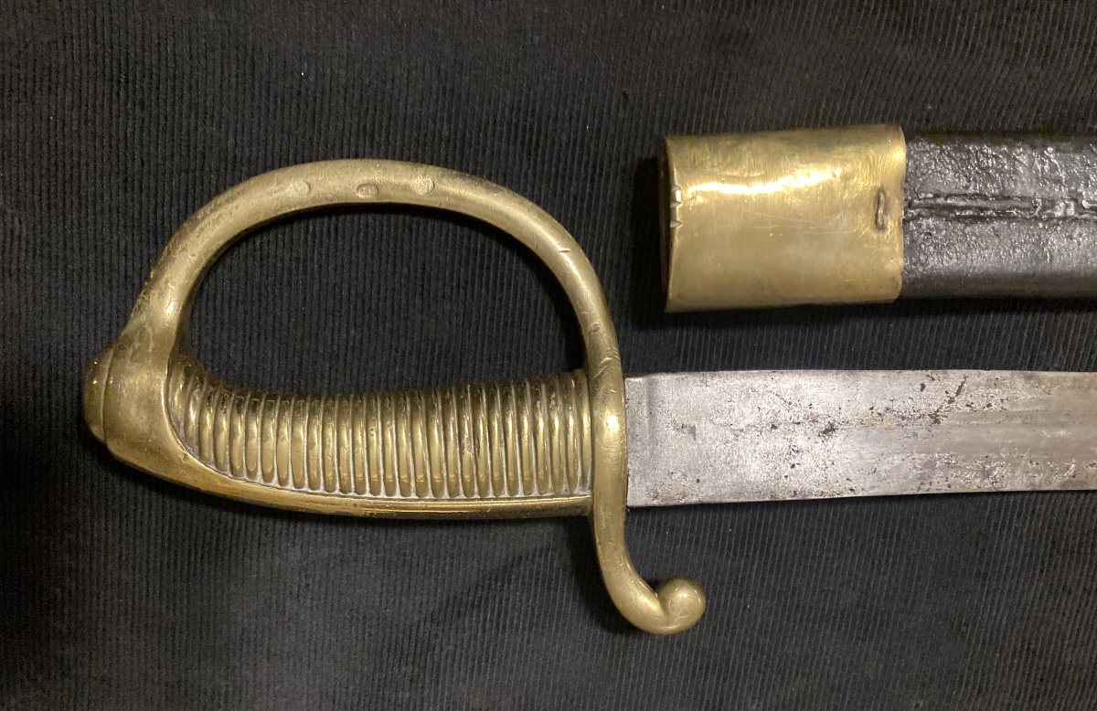 Sabre d’Infanterie Troupe de la Manufacture du Klingenthal Coulaux . Premier Empire.-photo-4
