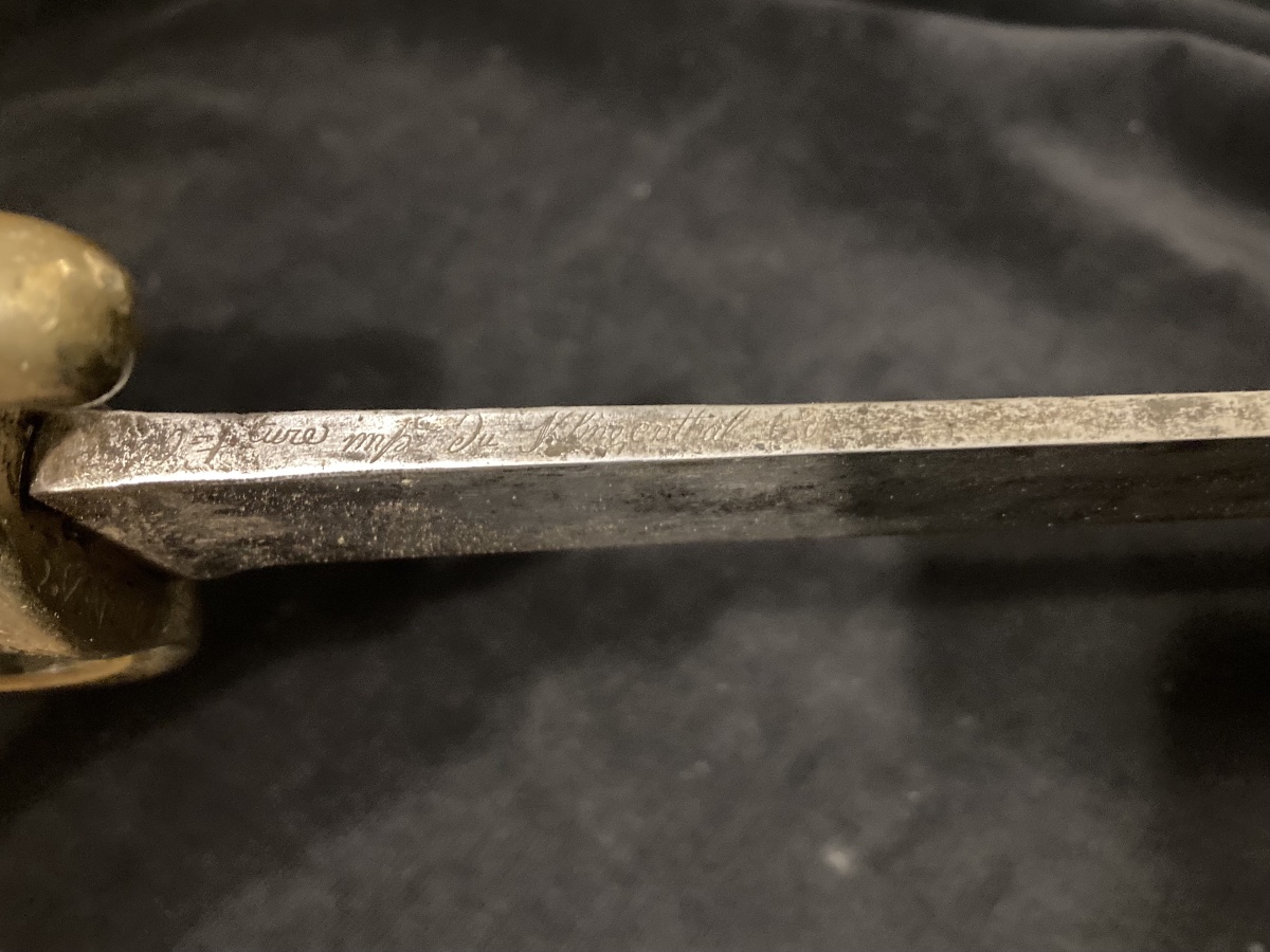 Sabre d’Infanterie Troupe de la Manufacture du Klingenthal Coulaux . Premier Empire.-photo-8