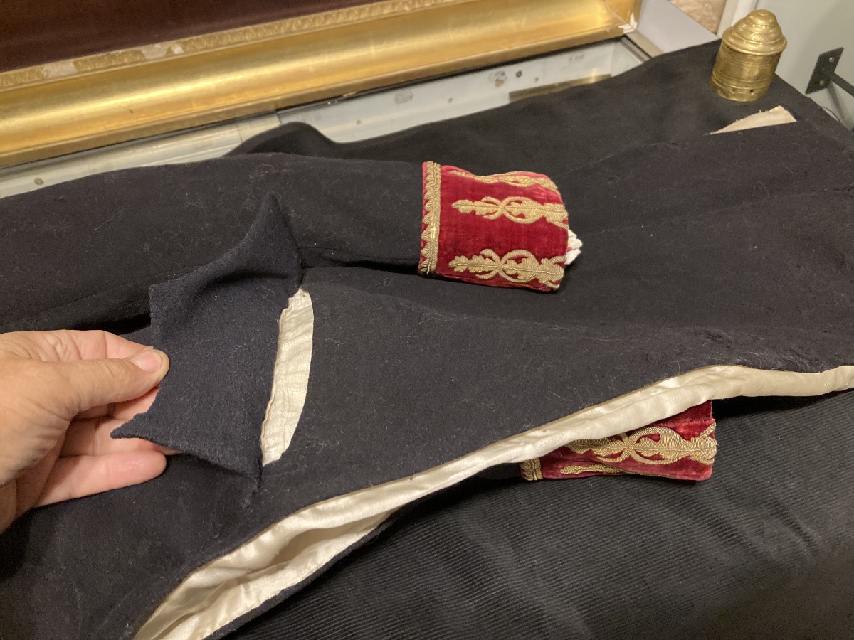 Habit de Grande Tenue de Chirurgien en Chef de la Marine. Consulat / Premier Empire.-photo-3