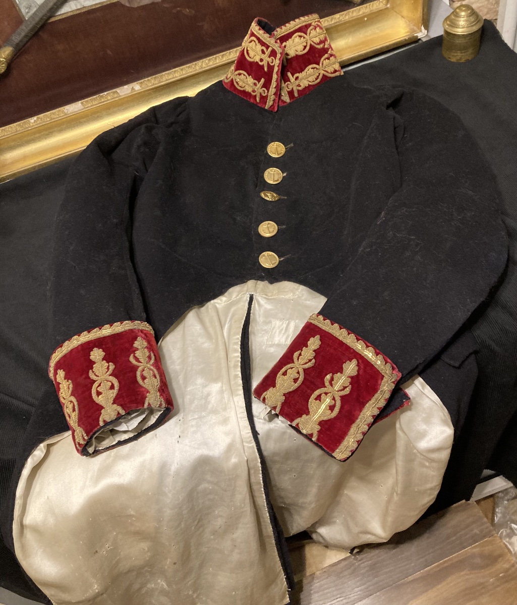 Habit de Grande Tenue de Chirurgien en Chef de la Marine. Consulat / Premier Empire.