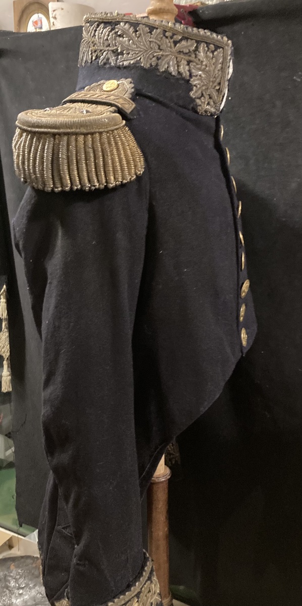 Hàbit-Frac de petit uniforme de Général porté de 1813-1815. Premier Empire. France .-photo-2