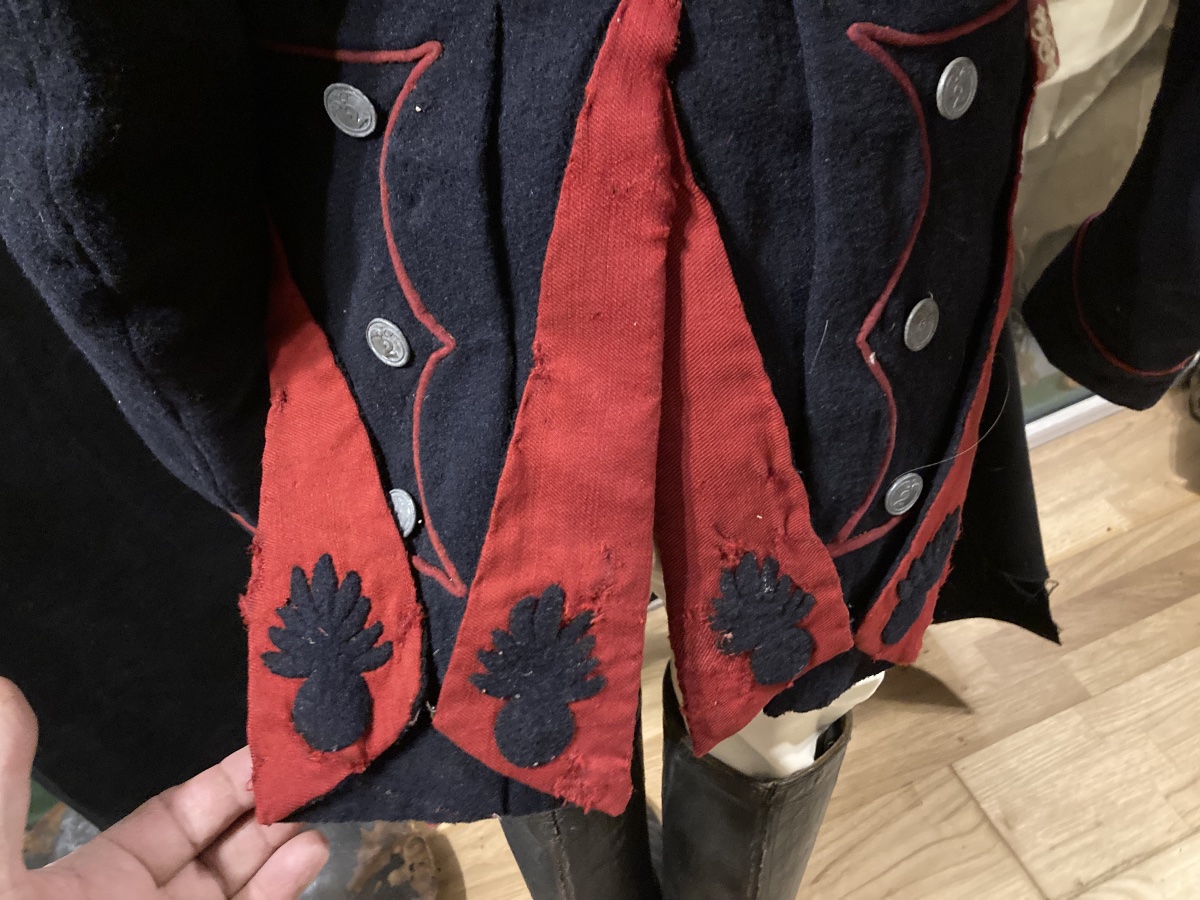 Rare Uniform—cuirassier Regiment Jacket, 1810–1815 Model, 3rd Regiment, With 1st E Modification-photo-2