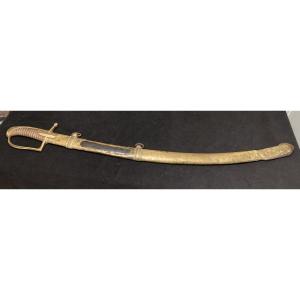 Sabre Of The Chasseurs à Cheval Of The Imperial Guard. Second Model. 1st Empire (1810-1815).