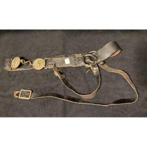 Ceinturon d’officier de cavalerie légère . Premier Empire.