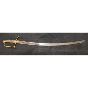 Sabre d’officier de Cavalerie légère « Hussards où Chasseurs . Premier Empire.