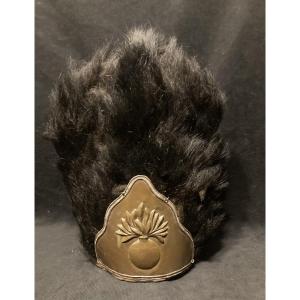 Bonnet à Poils de Grenadier d’Infanterie . Révolution Française. 