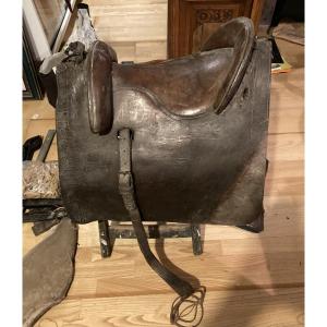 Cuirassier Officer's Saddle. First Empire. Circa 1804-1812.