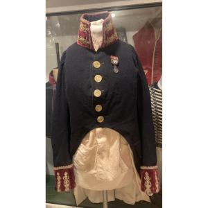 Habit de Grande Tenue de Chirurgien en Chef de la Marine. Premier Empire.