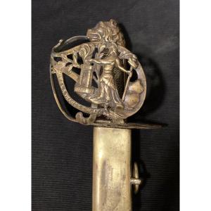 Sabre d’Officier Patriotique de la Révolution Française. Fin XVIIIéme .