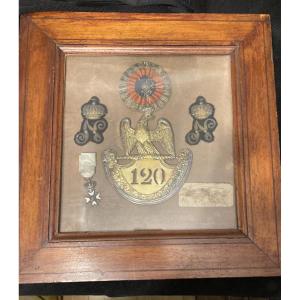 Ensemble d’un Lieutenant du 120éme d’ Infanterie de Ligne . Modèle d’officier 1812. France 