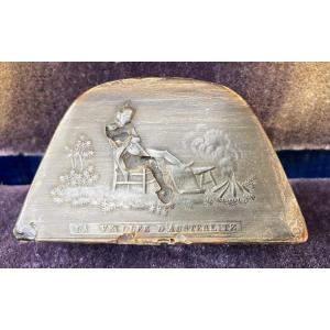 Item From Demi-solde Former Victor Of Auterlitz . Napoleon 1er Bicorne Snuffbox.
