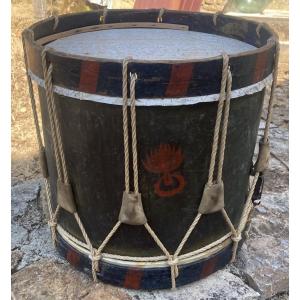 Drum Case Of The 2nd Zouave; Dated 1855. 19th-century France