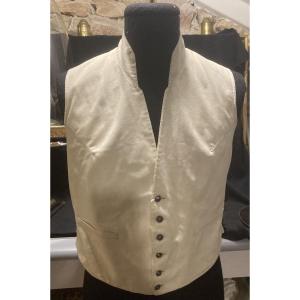 "registrations And Domains" Waistcoat, Second Empire, Circa 1850.