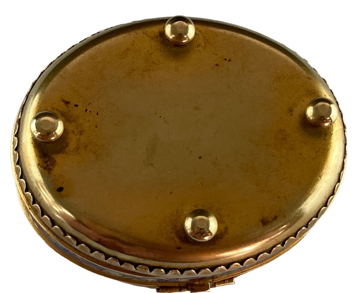 Une Boîte à Bijoux Du XIXe Siècle Réalisée Par Cesare Roccheggiani. Micromosaïque. Italie.19ème-photo-5