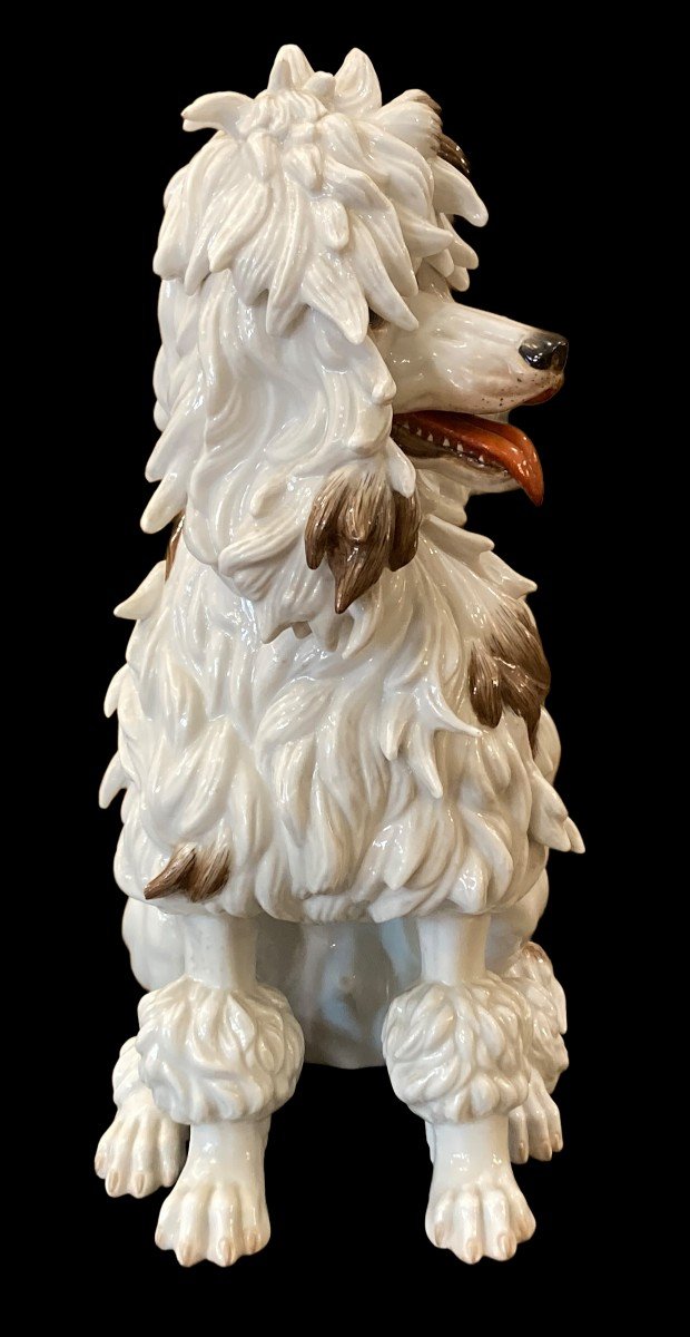 Porcelain Dog. Algora. Spain. Twentieth Century.-photo-4