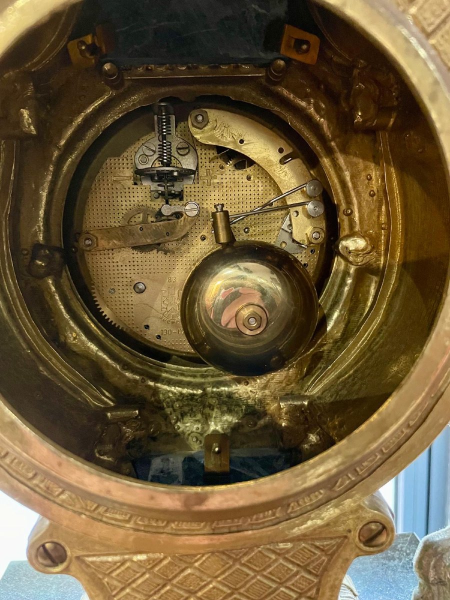 Louis XV Style Bronze Clock-photo-2