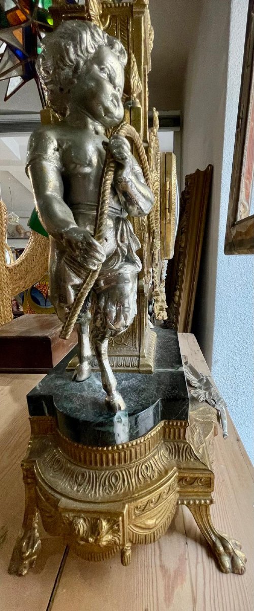 Louis XV Style Bronze Clock-photo-3