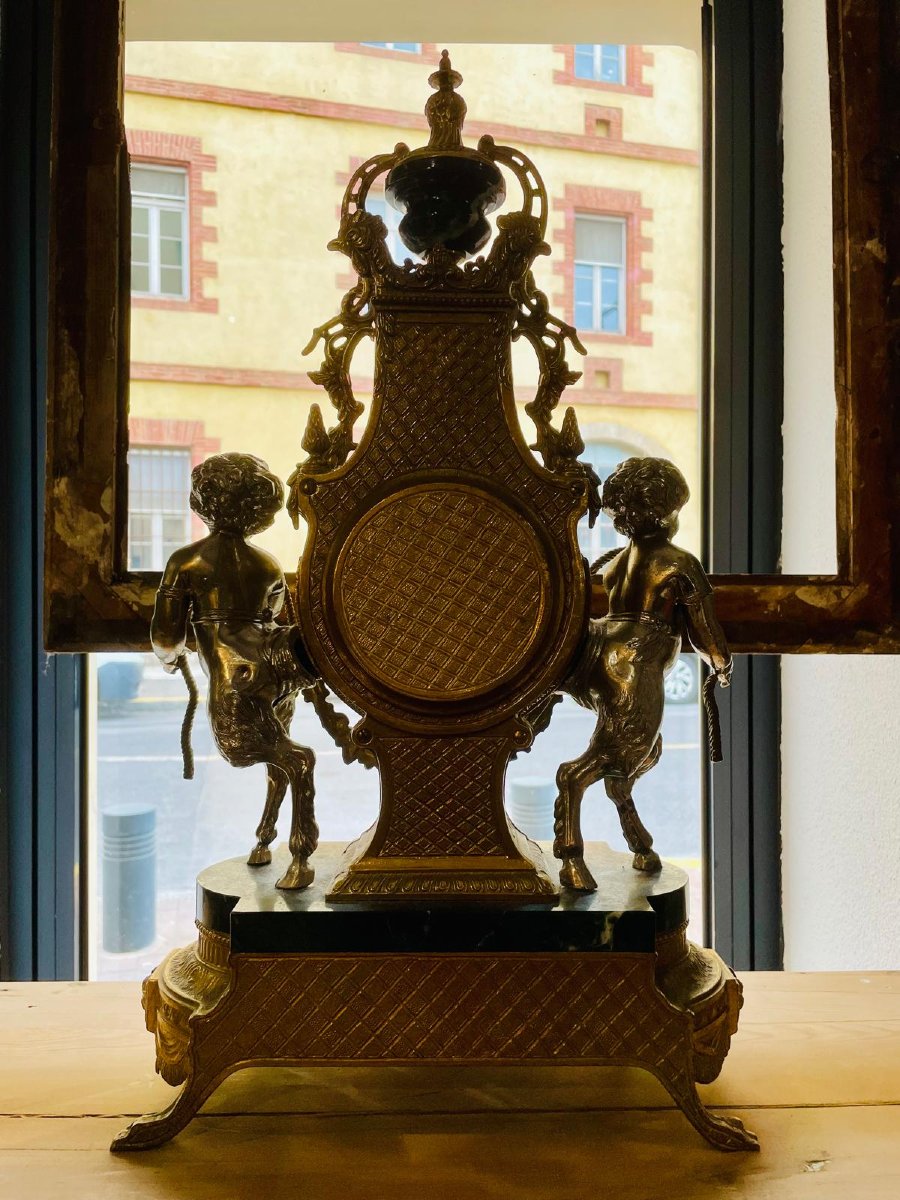 Louis XV Style Bronze Clock-photo-4