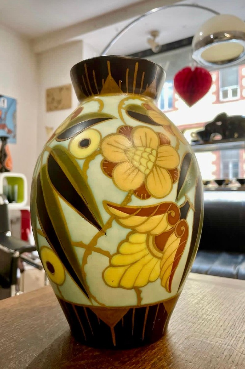 Vase Charles Catteau. Keramis Boch. 