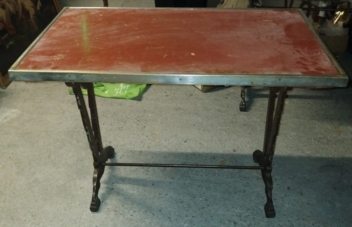 Table de bistrot 1900