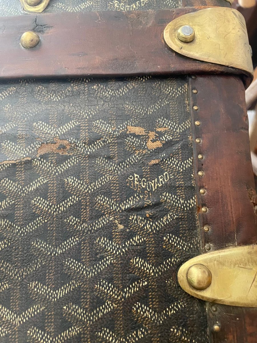 Malle courrier Goyard -photo-4