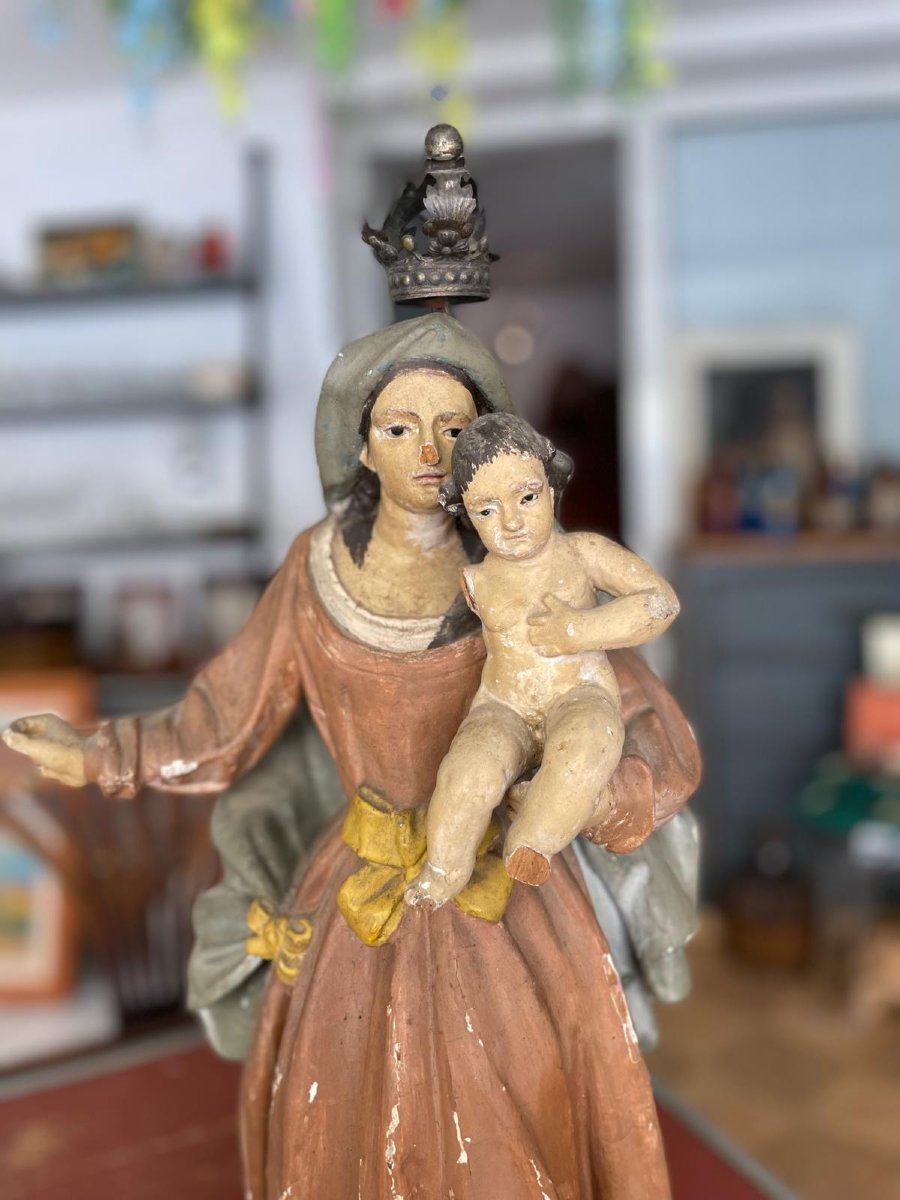 Virgin And Child, 18th Century -photo-2