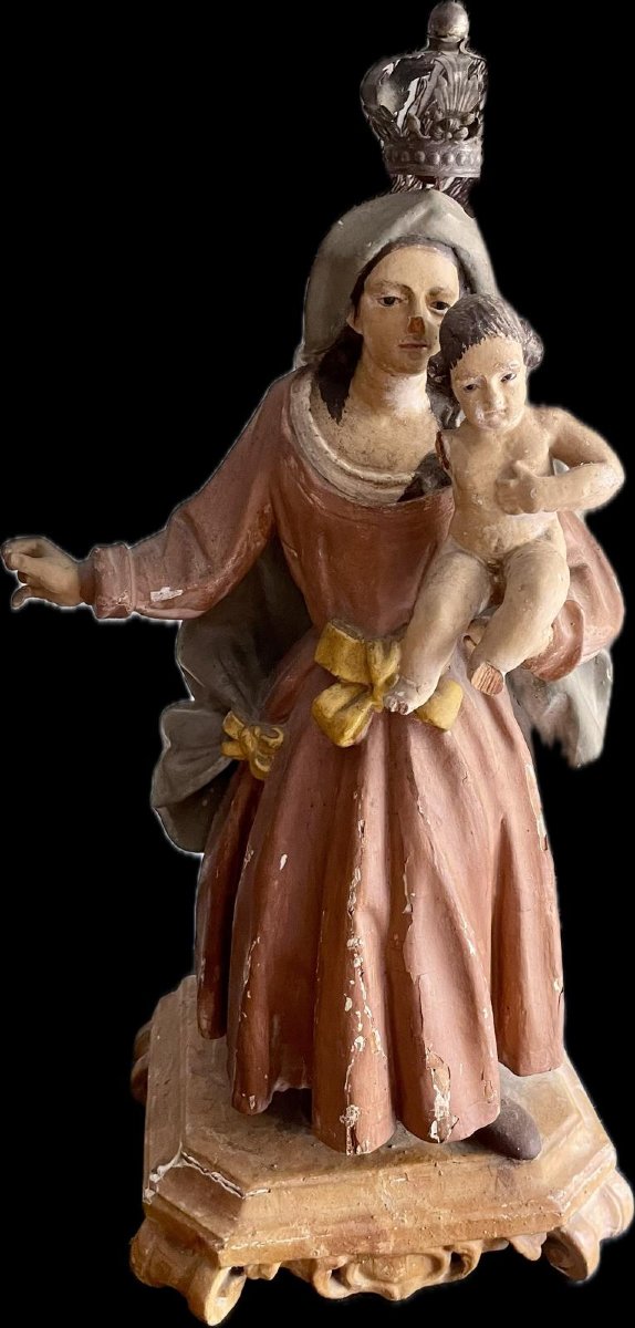 Virgin And Child, 18th Century 