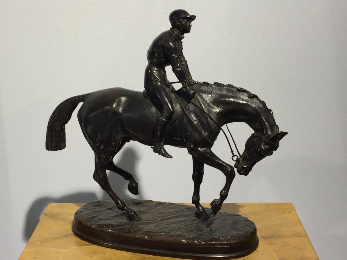 Jockey By Victor Chemin (1825 - 1901)