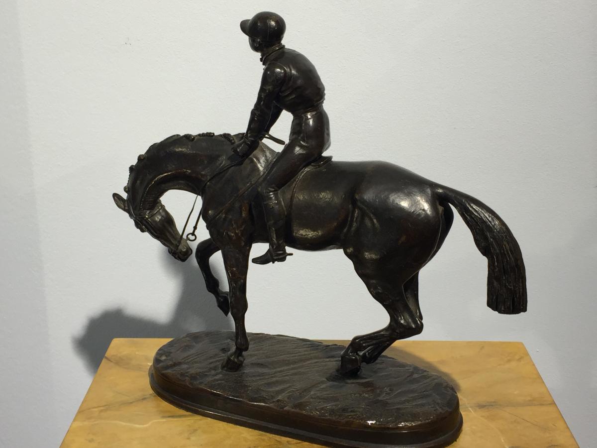 Jockey By Victor Chemin (1825 - 1901)-photo-2