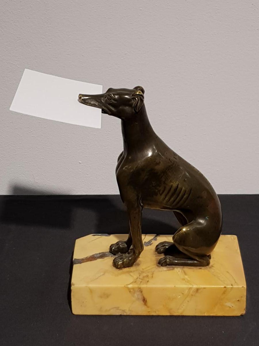 Lévrier En Bronze-photo-2