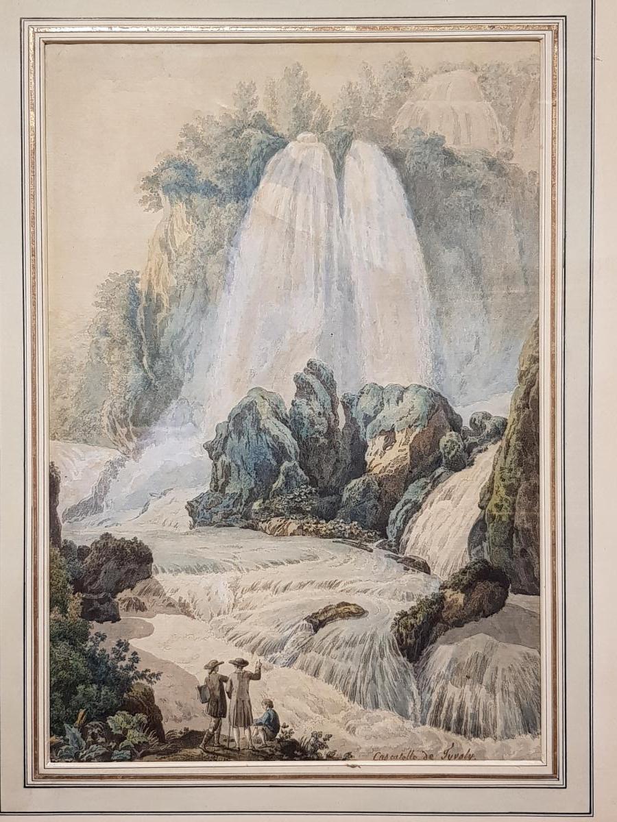 19th Century Watercolor Engraving