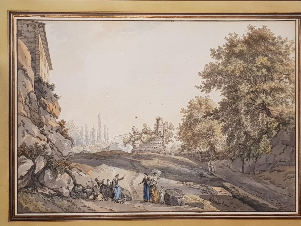 Watercolor Engraving19th