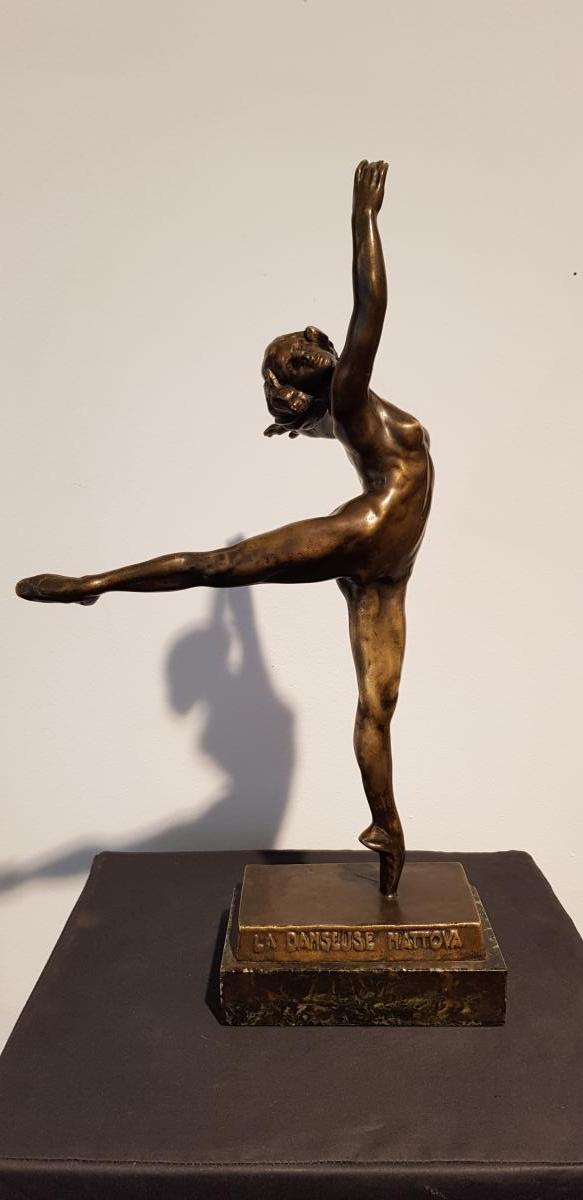 La Danseuse Nattova Par Serge Yourievitch (1876-1969)-photo-2