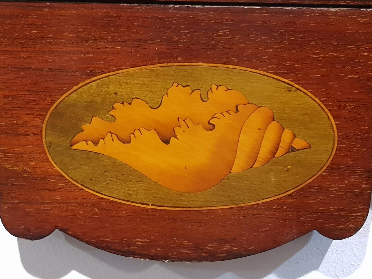 Miroir Anglais En Acajou Vers 1800-photo-2