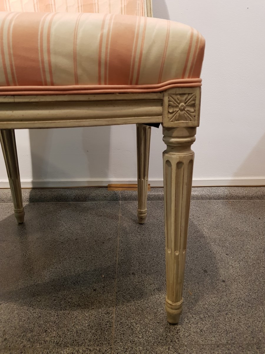 Paire De Chaises Louis XVI-photo-4
