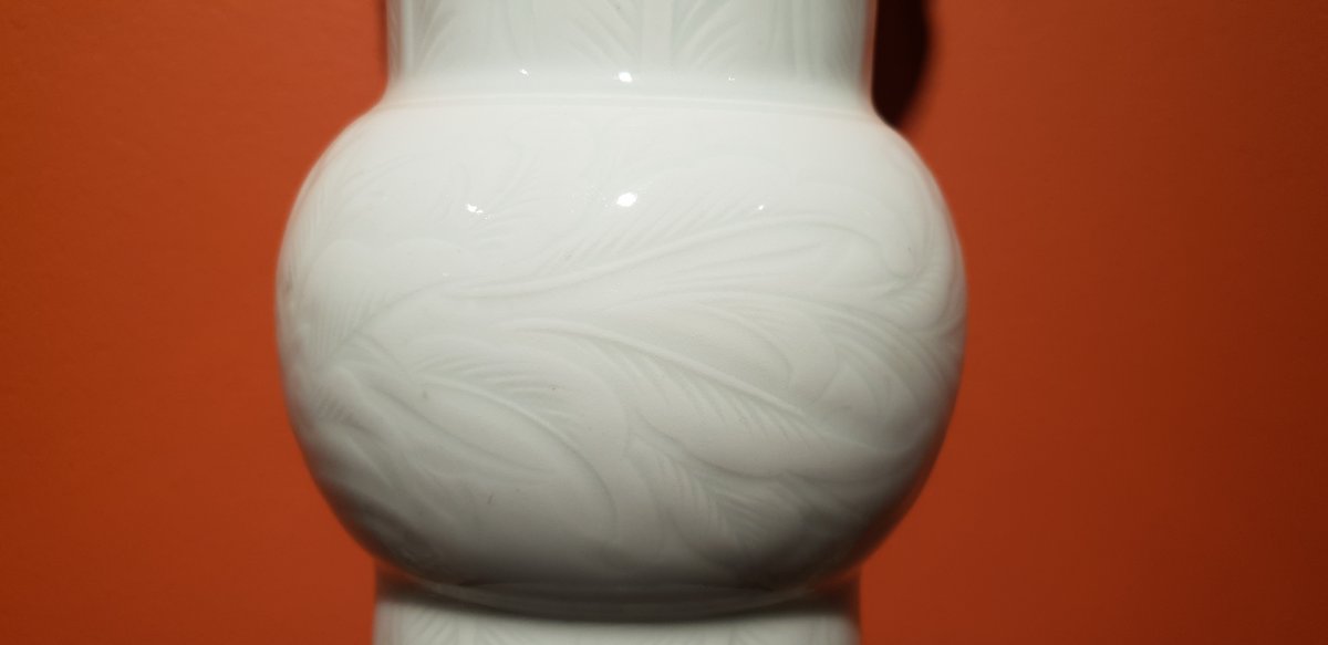 Vase En Porcelaine Blanche, Japon-photo-3