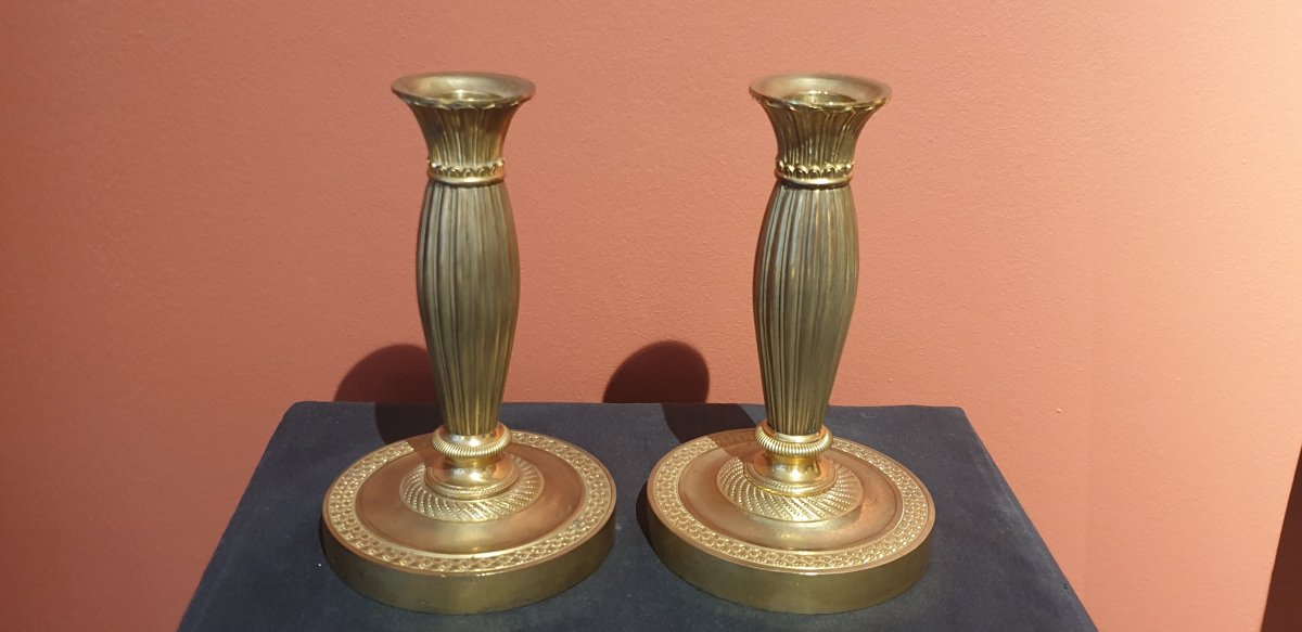 Bougeoirs En Bronze-photo-3