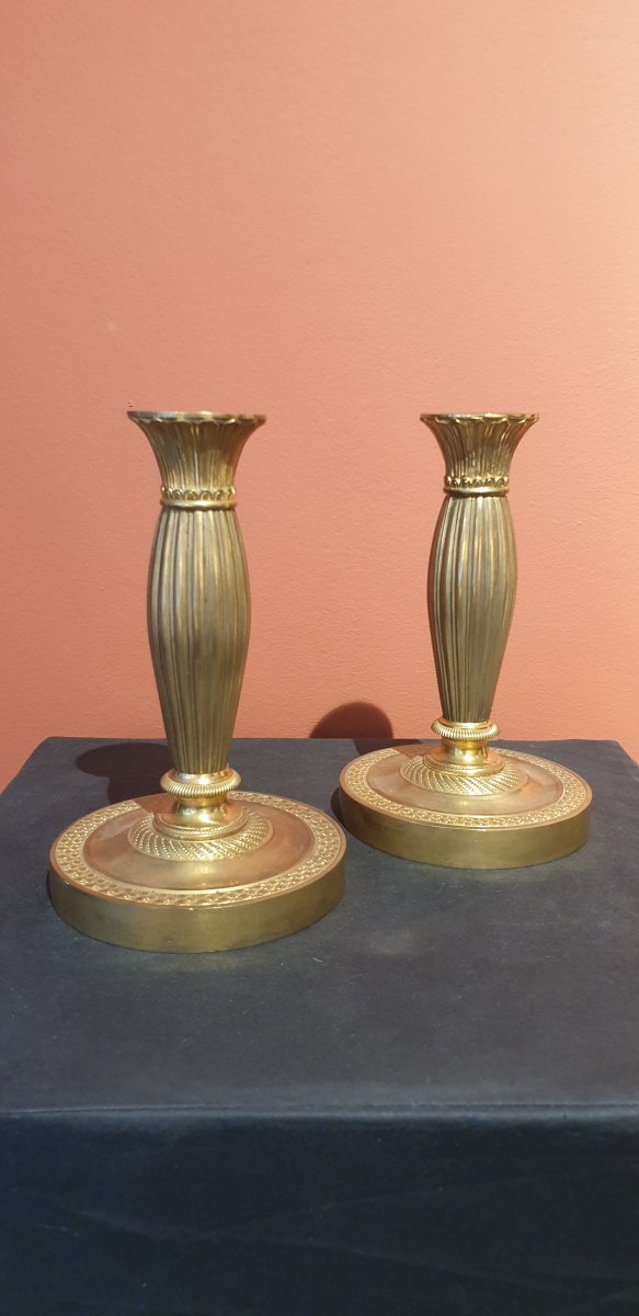 Bougeoirs En Bronze-photo-2