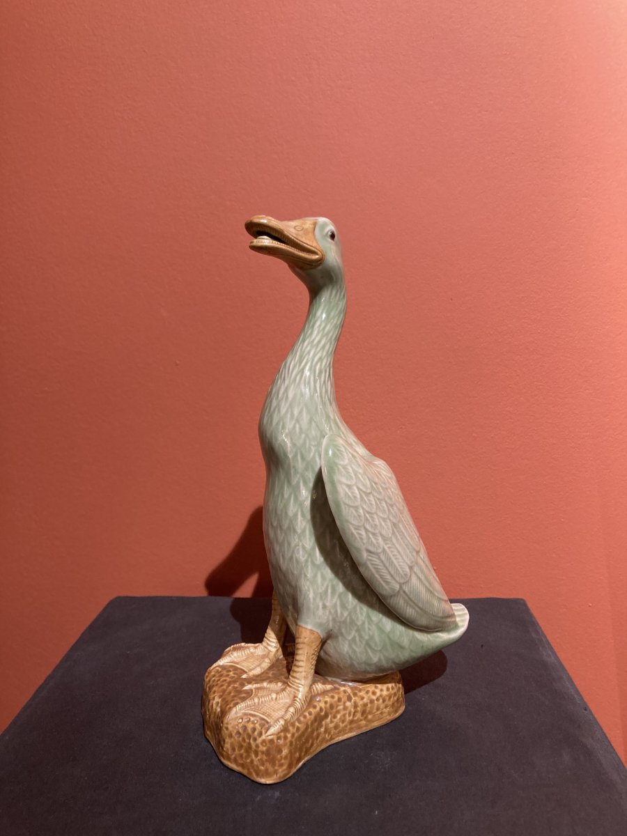 Oie En Porcelaine De Chine-photo-2