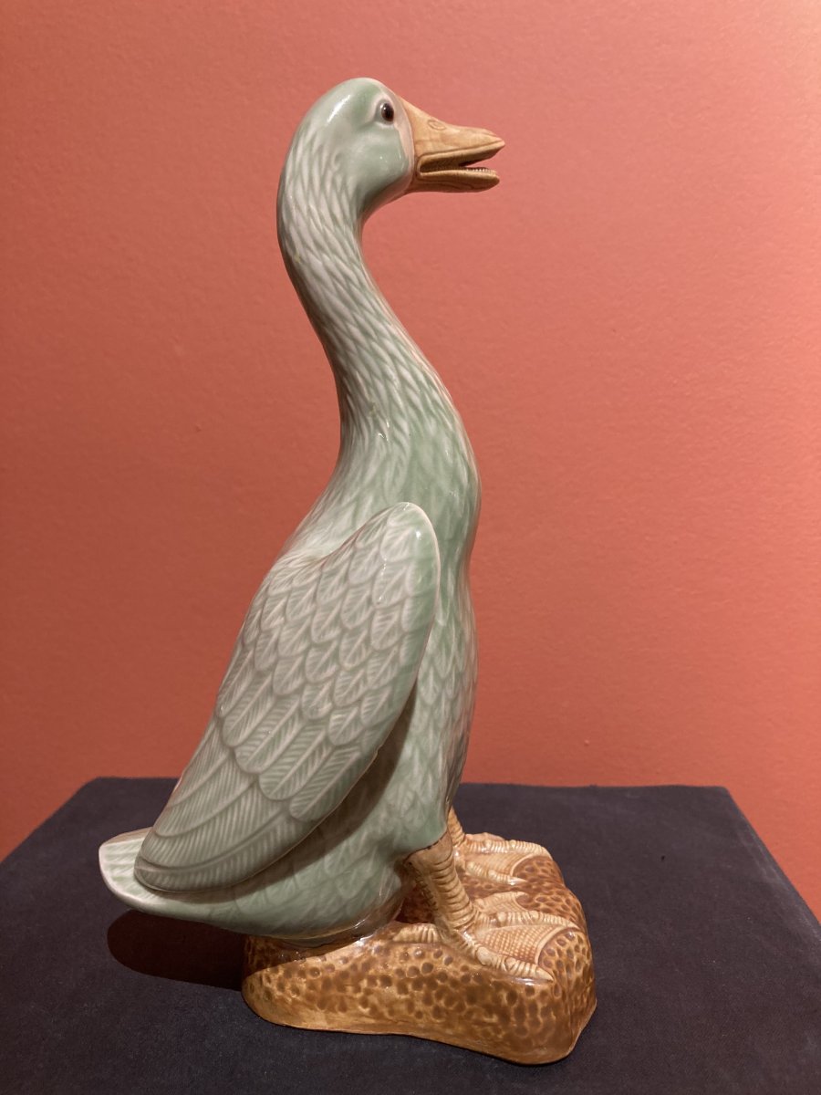 Oie En Porcelaine De Chine-photo-1