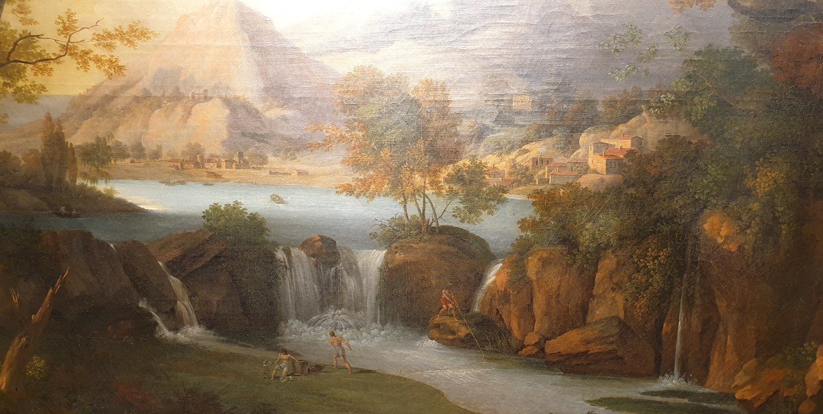 Large Oil - Neoclassical Landscape-photo-2