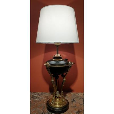 Lampe En Bronze Empire