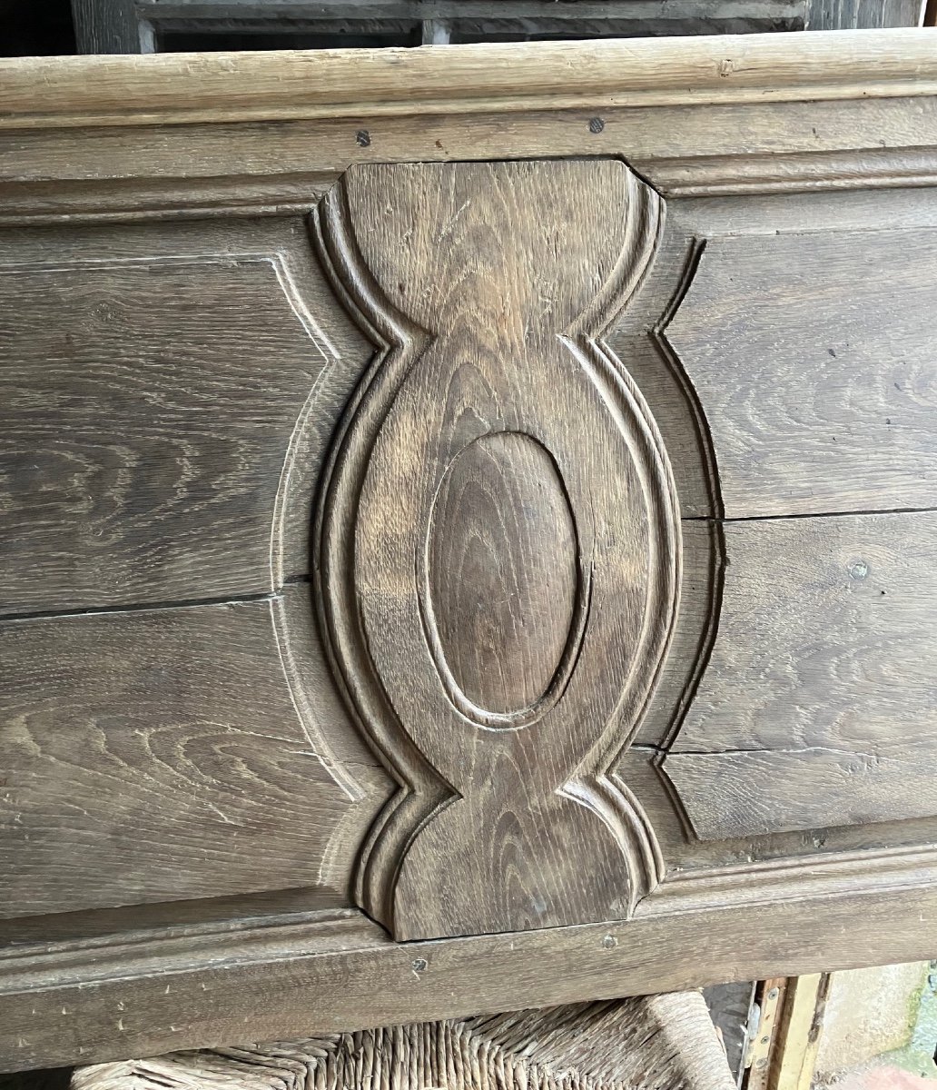 18th Century Oak Over-door Trumeau -photo-4