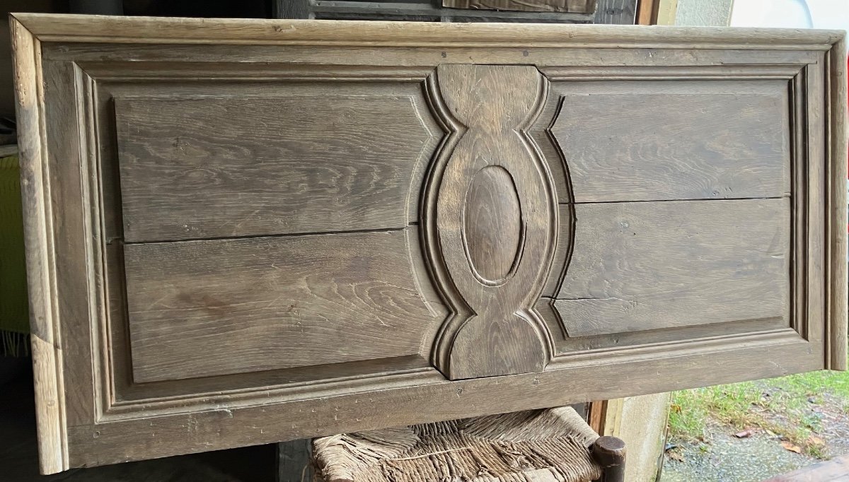 18th Century Oak Over-door Trumeau 